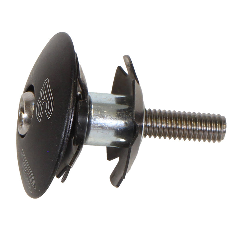 Load image into Gallery viewer, Cinelli Top Cap Kit, Cinelli, 1-1/8" Alloy Steerers, Black
