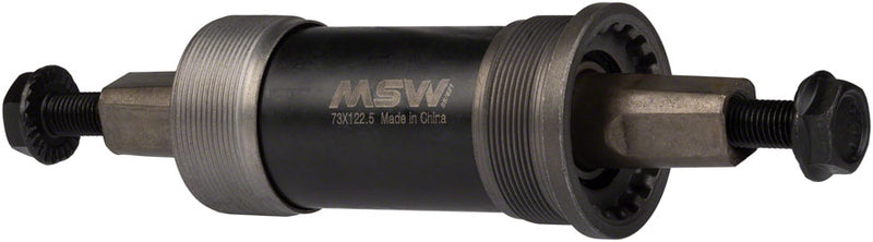 Load image into Gallery viewer, MSW ST100 Square Taper JIS BSA (English) Bottom Bracket 73x122.5mm Spindle Crank
