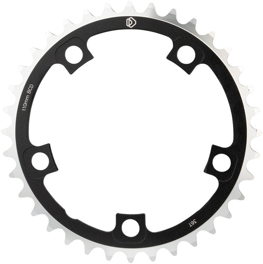 Dimension Multi Speed Middle Chainring 36t 110 BCD Aluminum Blk Rd MTB Hybrid