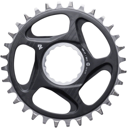 RaceFace ERA Direct Mount Wide Chainring - 32t, DM CINCH, For Shimano 12-Speed HG+ Compatible Chain, Black