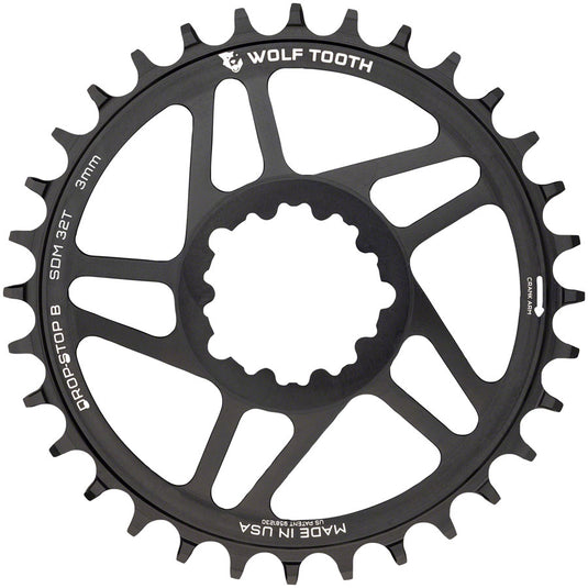 Wolf-Tooth-Chainring-32t-SRAM-Direct-Mount-3-Bolt-DM-3mm-Offset-DMCN0445-Direct-Mount-MTB-Chainrings