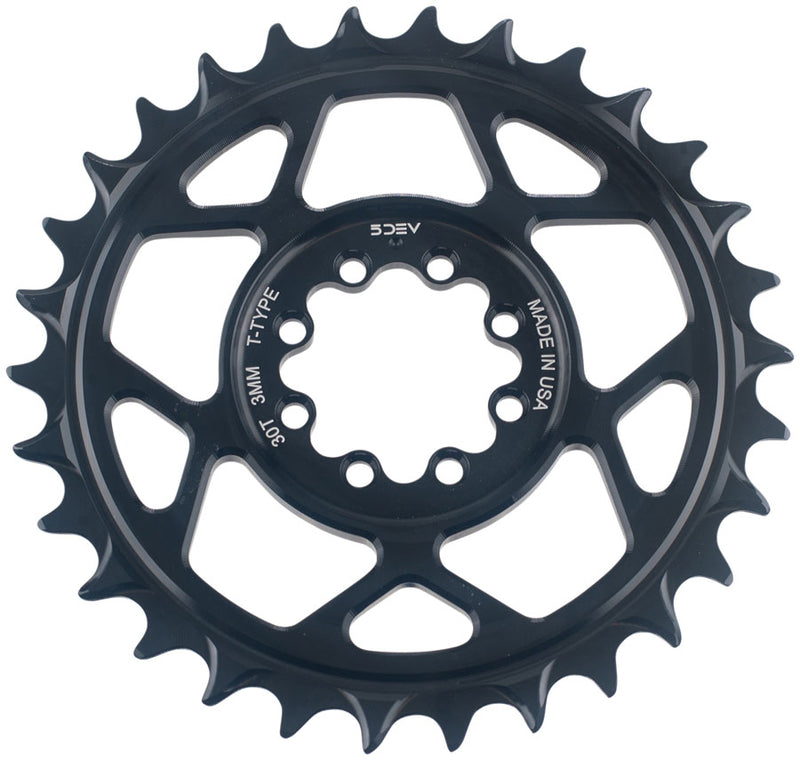 Load image into Gallery viewer, 5DEV-Chainring-32t-8-Bolt-DM-3mm-Offset-CNRG2124-Direct-Mount-MTB-Chainrings
