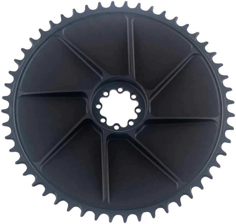 Load image into Gallery viewer, 5DEV Aero Direct Mount Chainring - 52t, 8-Bolt, 7mm Offset, Aluminum, Black
