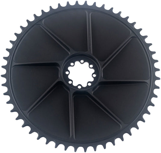 5DEV Aero Direct Mount Chainring - 52t, 8-Bolt, 7mm Offset, Aluminum, Black