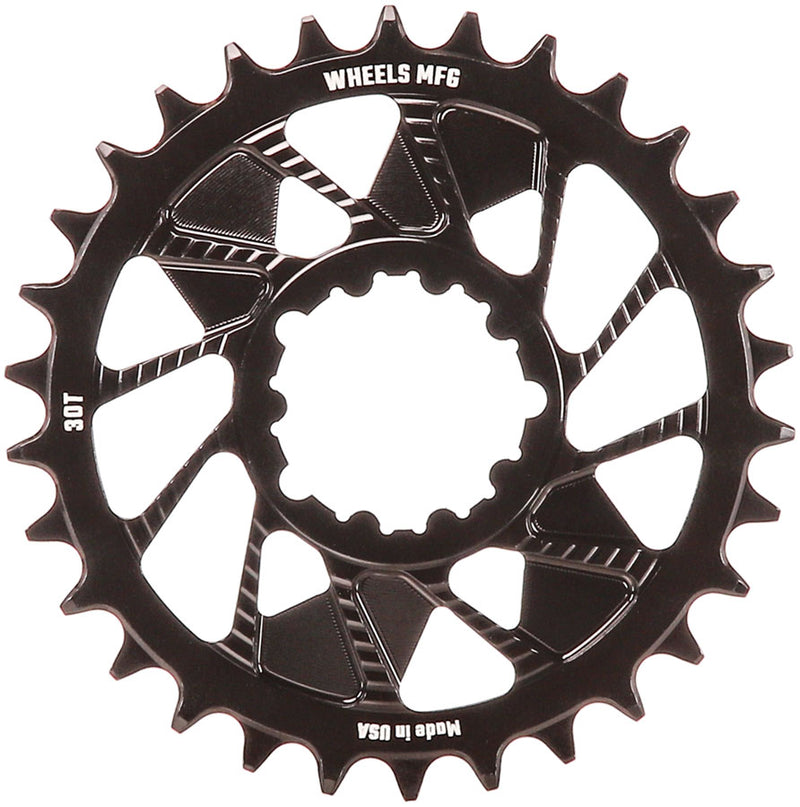 Load image into Gallery viewer, Wheels-Manufacturing-Chainring-30t-Direct-Mount-SRAM-3-Bolt-3-bolt-DM-3mm-offset-CNRG2487-Direct-Mount-MTB-Chainrings
