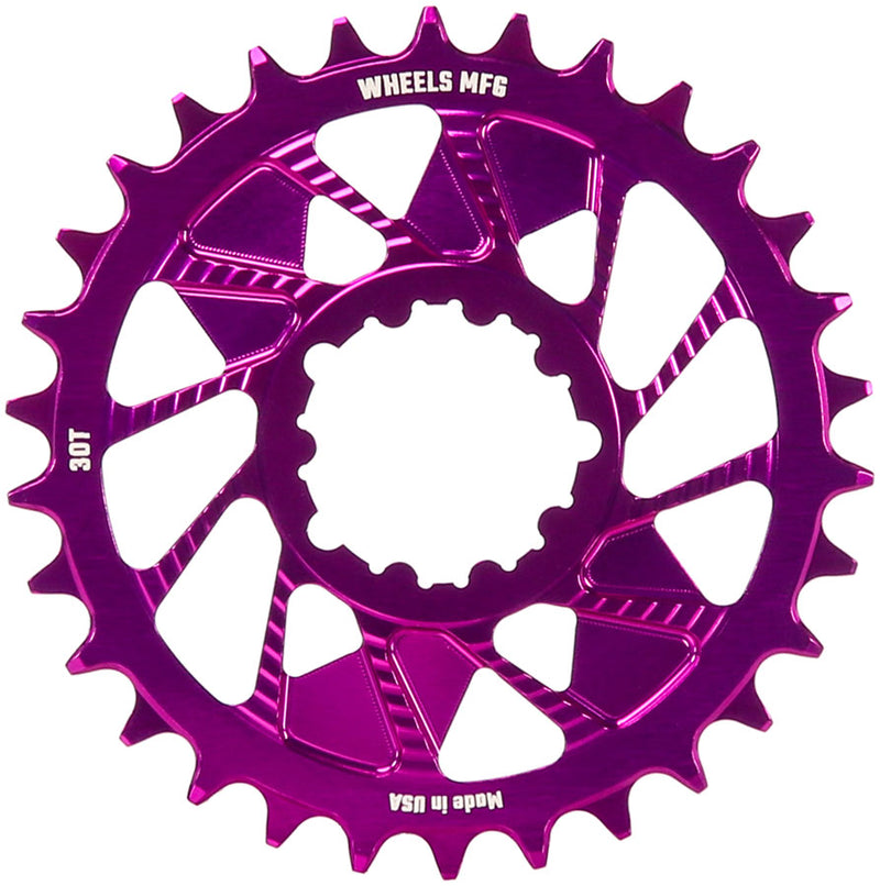 Load image into Gallery viewer, Wheels-Manufacturing-Chainring-30t-3-bolt-DM-3mm-offset-CNRG2495-Direct-Mount-MTB-Chainrings

