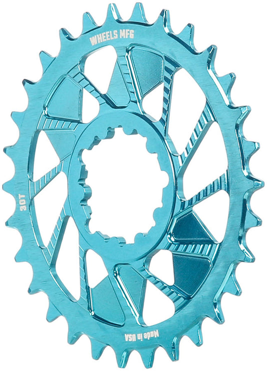 Wheels Manufacturing Direct Mount Chainring - 30t, SRAM 3-Bolt Direct Mount, 3mm Offset, Compatible with Hyperglide+