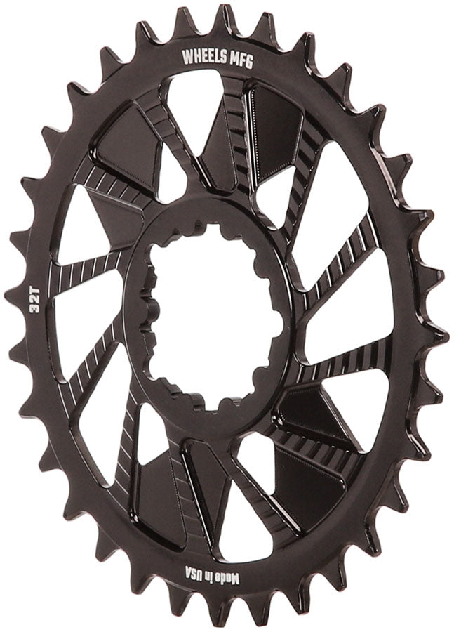 Load image into Gallery viewer, Wheels Manufacturing Direct Mount Chainring - 32t, SRAM 3-Bolt Direct Mount, 3mm Offset, Compatible with Hyperglide+

