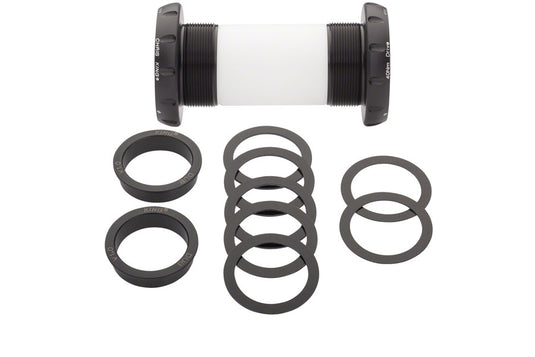 Chris King ThreadFit 30 SRAM DUB BSA MTB Bottom Bracket Matte Jet With Fit Kit 1