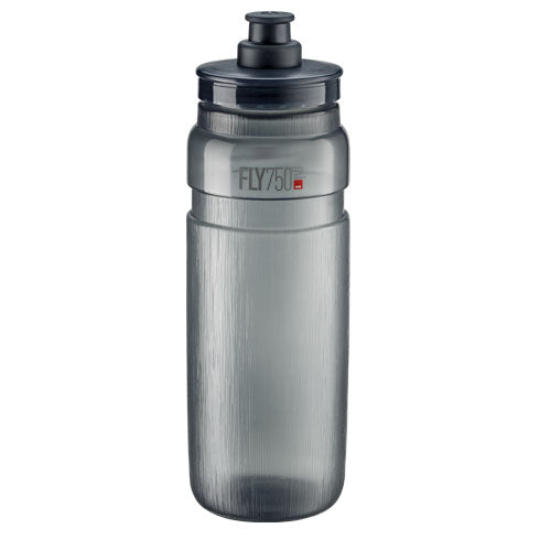 Load image into Gallery viewer, Elite Fly MTB Water Bottle Bundle - 750ml Smoke, BPA-Free, Lightweight, with Protective Cap
