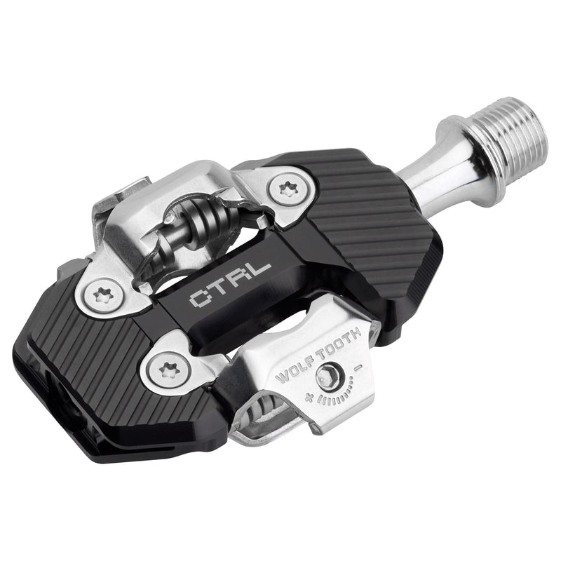 Load image into Gallery viewer, Wolf Tooth CTRL Trail Clipless Pedals - Dual Sided Clipless, Alloy, 9/16", Black, Pair, Shimano SPD
