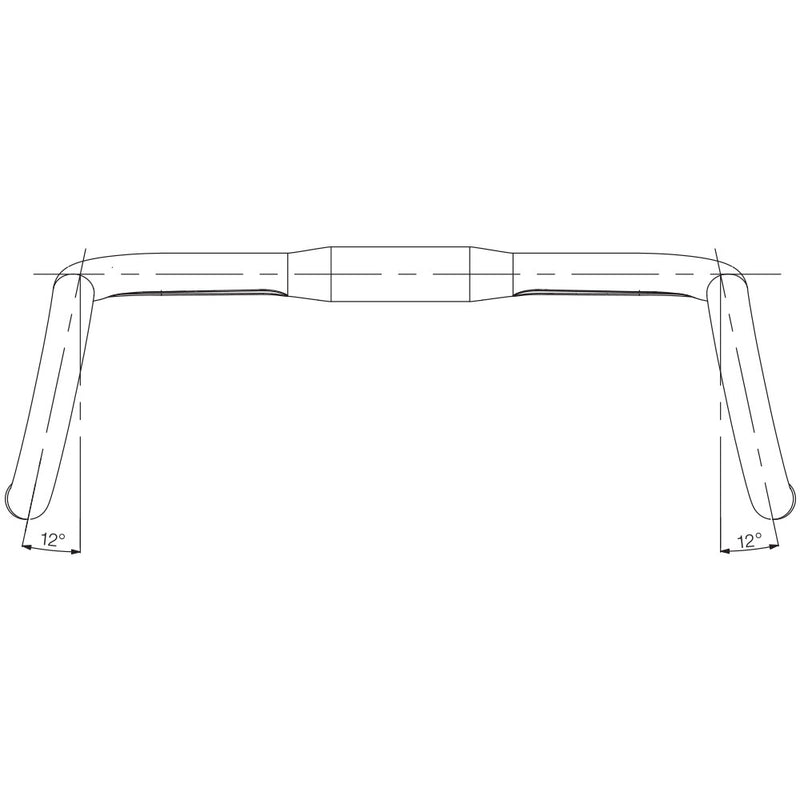 Load image into Gallery viewer, Deda Elementi Gravel 100 RHM Alloy Bar, (31.8) Blk - 42cm
