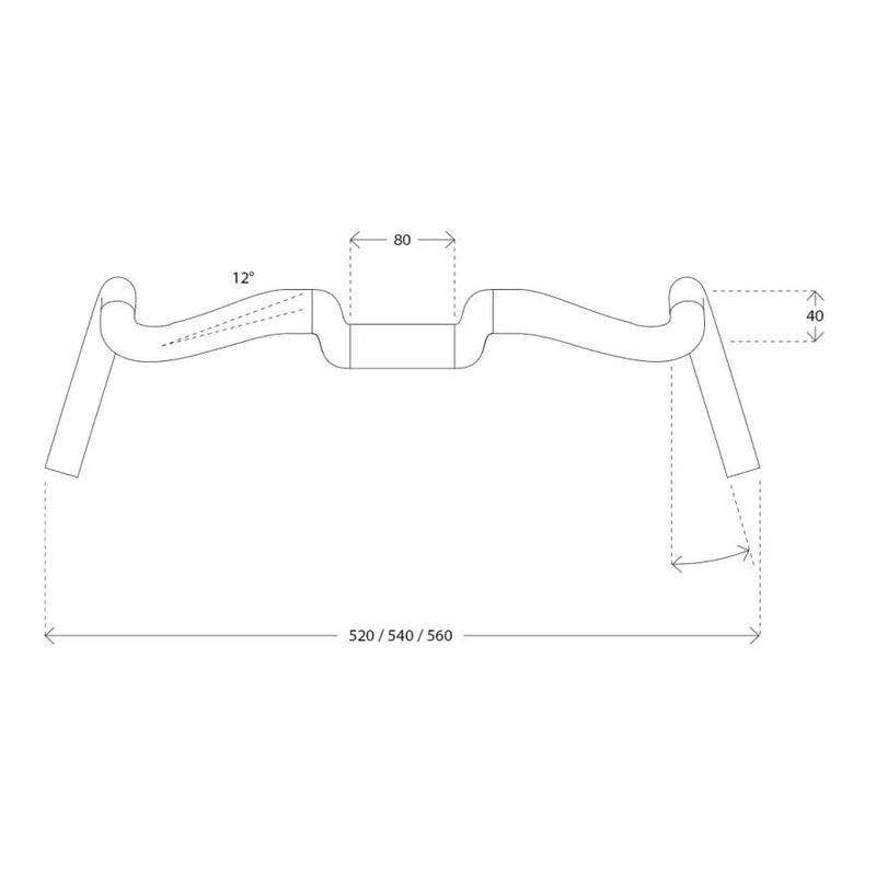 Load image into Gallery viewer, Deda Elementi Gera EOS UD Carbon Bar, (31.8) Blk - 44cm
