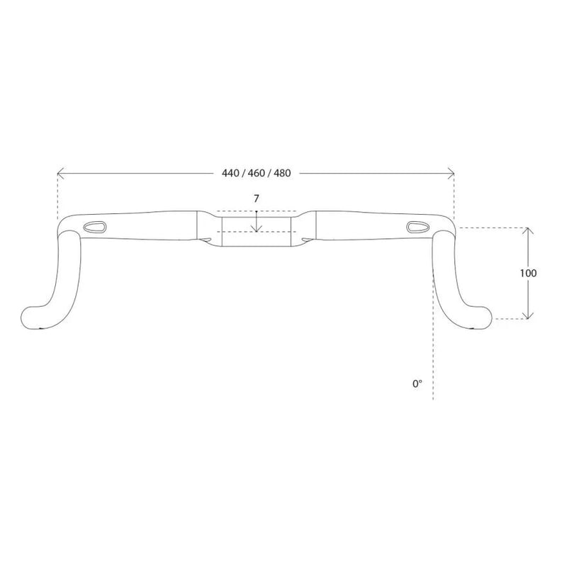 Load image into Gallery viewer, Deda Elementi Gera EOS UD Carbon Bar, (31.8) Blk - 48cm
