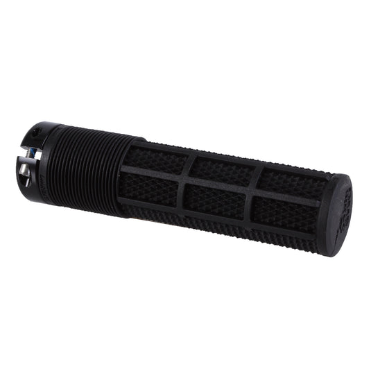 DMR DeathGrip Flangeless Grips - Thick, Lock-On, Black