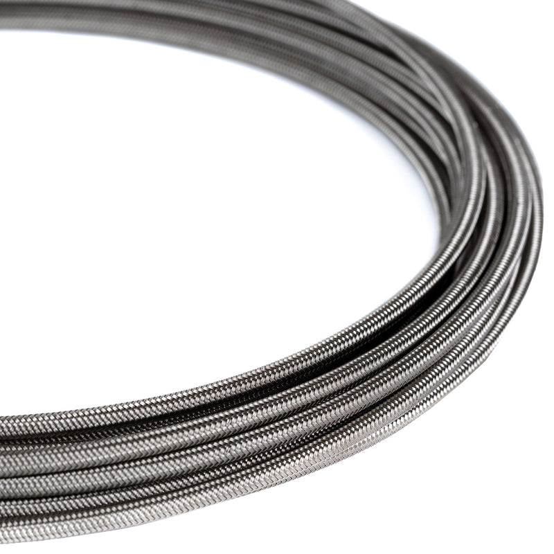 Load image into Gallery viewer, Trickstuff Goodridge Raw Hose Kit w/Union Nuts 900mm, Silver NLS
