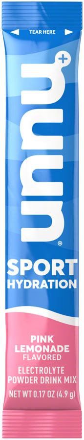Nuun Sport Drink Mix Pink Lemonade, Box of 10, 10 servings, 10pcs