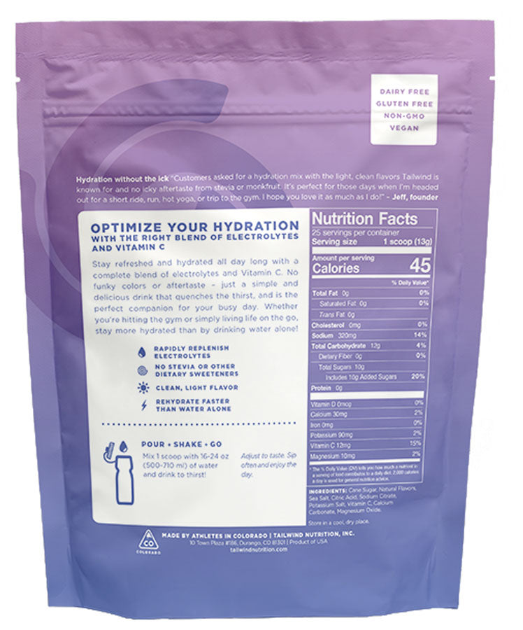 Load image into Gallery viewer, Tailwind Nutrition Rapid Hydration Berry - 25 Serving Bag
