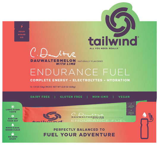 Tailwind Nutrition Endurance Fuel Dauwaltermelon - Box of 12 Single Servings