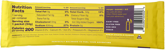 Tailwind Nutrition Endurance Fuel Lemon - Box of 12 Single Servings
