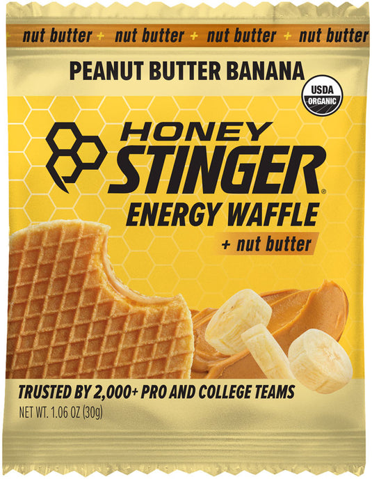 Honey Stinger Organic Waffle - Peanut Butter Banana, Box of 12 Pack of  12
