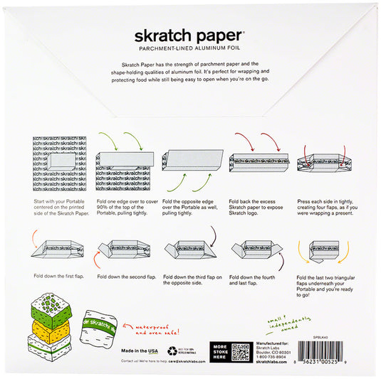 Skratch Labs Skratch Paper: Black, 40 Sheets