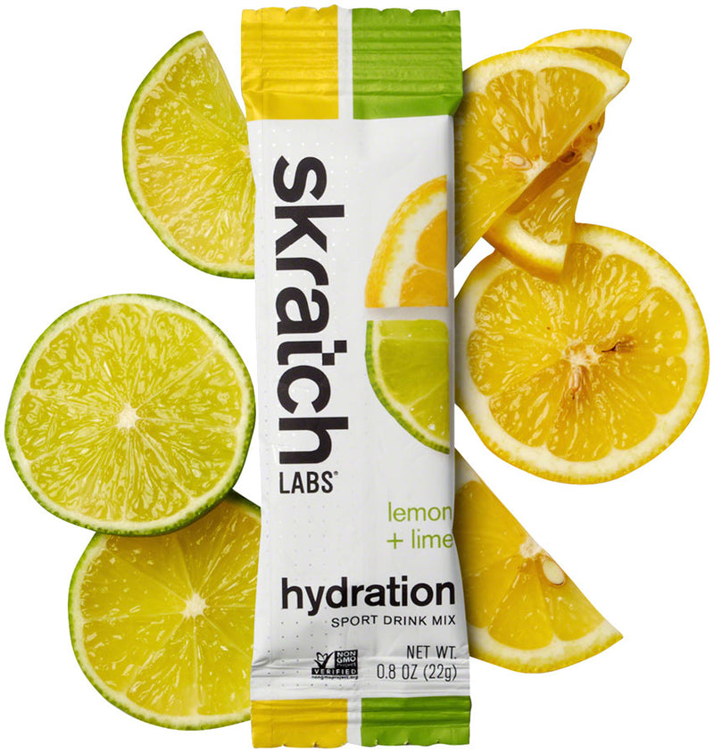 Load image into Gallery viewer, Skratch Labs Sport Hydration Drink, Drink Mix, Lemon/Lime, Individual Packs, 20 servings, 20pcs
