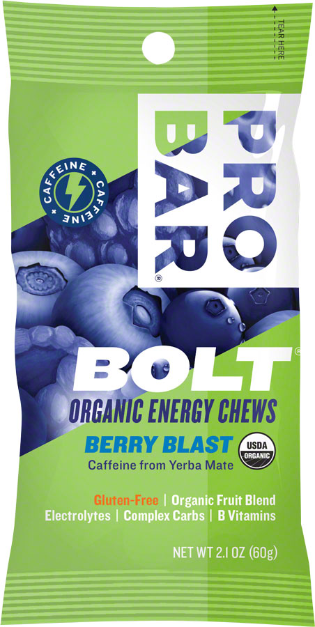 Load image into Gallery viewer, 2 Pack ProBar Bolt Chews: Berry Blast, Box of 12 Gluten Free Vegan Energy Chew
