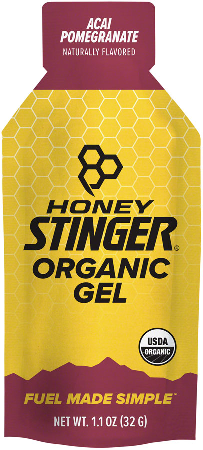Honey Stinger Organic Energy Gel Box of 24 Energy Pomegranate Box of 24 Yes