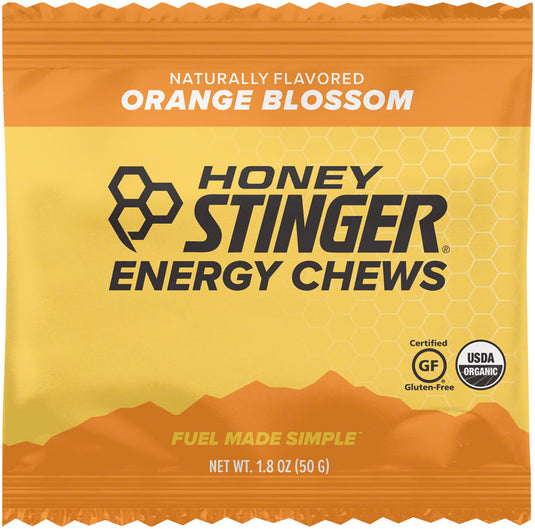 Honey Stinger Organic Energy Chews Box of 12 Energy Orange Box of 12 Yes