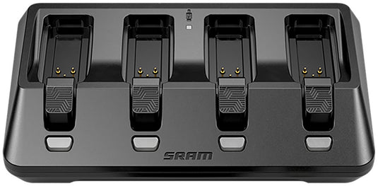 SRAM AXS 4-Port Battery Charger w/o Cord - Compatible with AXS Batteries used on eTap and RockShox AXS Components