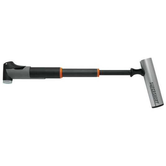 SKS Supershort Mini Pump - 87psi, Gray/Black Alloy barrel