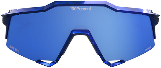 100% Speedcraft Sunglasses - LE RBH Gloss Blue Holographic/Hiper Royal Blue Mirror Lens
