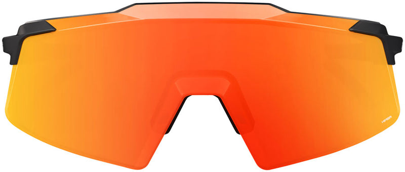 Load image into Gallery viewer, 100% Aerocraft Sunglasses - Soft Tact Black/Hiper Red Mirror Lens
