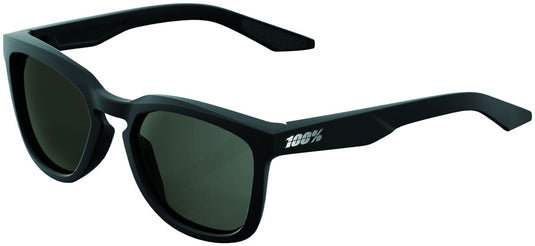 100% Hudson Sunglasses - Soft Tact Black/Smoke Lens
