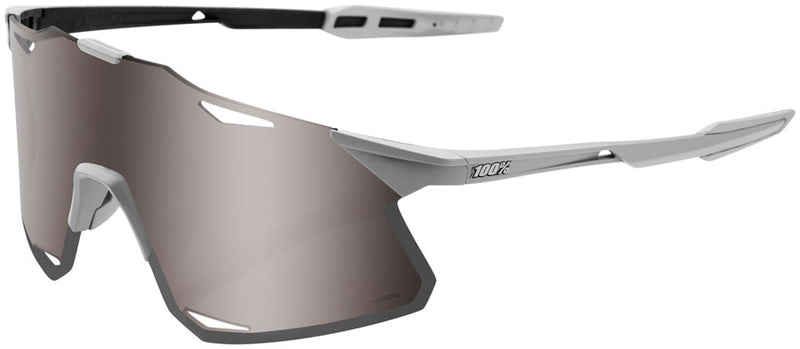 Load image into Gallery viewer, 100% Hypercraft Sunglasses - Matte Stone Grey/Hiper Silver Mirror Lens
