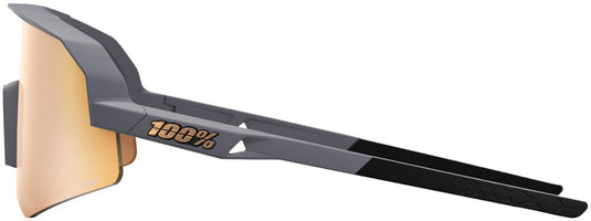 100% Slendale SL Sunglasses - Soft Tact Grey/Hiper Copper Mirror Lens