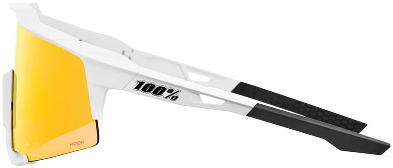 Load image into Gallery viewer, 100% Speedcraft Sunglasses - Soft Tact Off White/Hiper Red Mirror Lens
