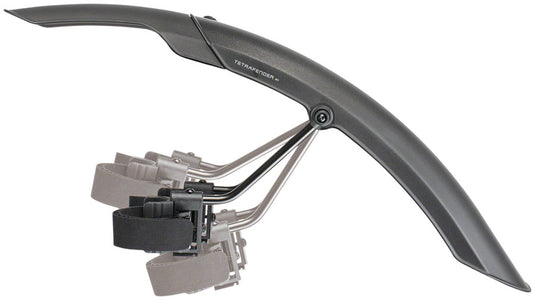 Topeak Tetrafender M1 and M2 Fender Set -Strap-on, Front and Rear, Black