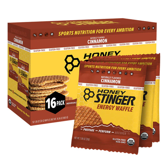 Honey Stinger Gluten-Free Organic Stinger Waffle Energy Cinnamon Box of 12 Yes