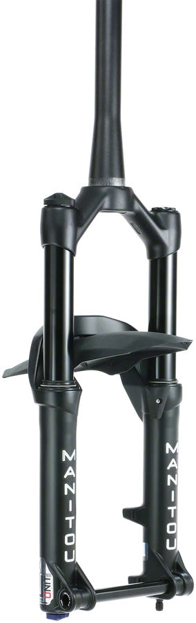 Load image into Gallery viewer, Manitou JUnit Comp Suspension Fork - 20", 100mm, 15 x 110mm, 40 mm Offset, Black
