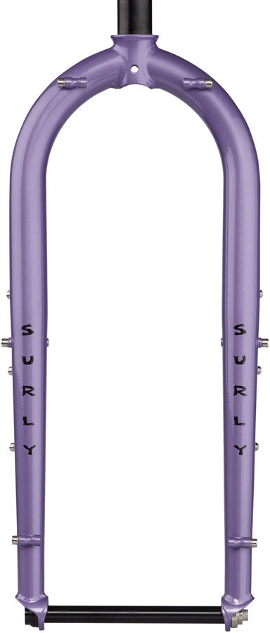 Load image into Gallery viewer, Surly Ice Cream Truck Fork - 26", 15x150mm Thru-Axle, 1-1/8" Straight Steerer, Steel, Taro Milk Tea
