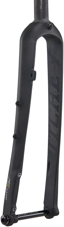 Ritchey WCS Carbon Brevet Road Fork - 700, 12 x 100mm Thru-Axle, Straight Steerer, Flat Mount, Matte Carbon