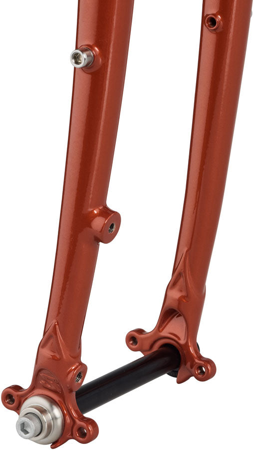 Surly Straggler Thru-Axle Fork - 650b, 390mm, 1-1/8" Straight Steerer, Steel, Shaggy Carpet