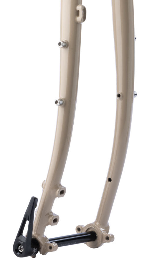 Surly Disc Trucker Fork - 26", 1-1/8" Straight, 100x12 mm Thru-Axle, Steel, Disc, Grandpa's Khakis