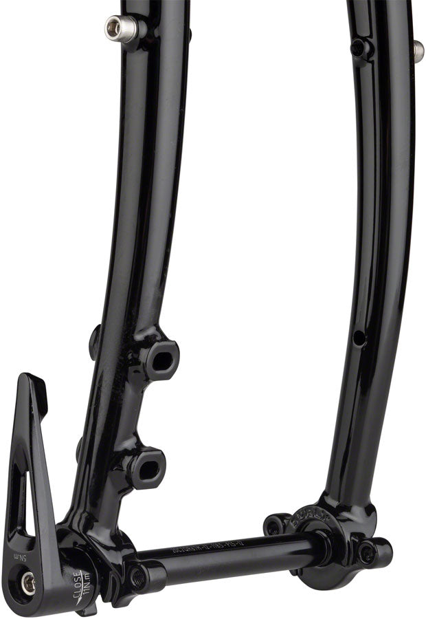 Load image into Gallery viewer, Surly Disc Trucker Fork - 26", 1-1/8" Straight, 100x12 mm Thru-Axle, Steel, Disc, Black
