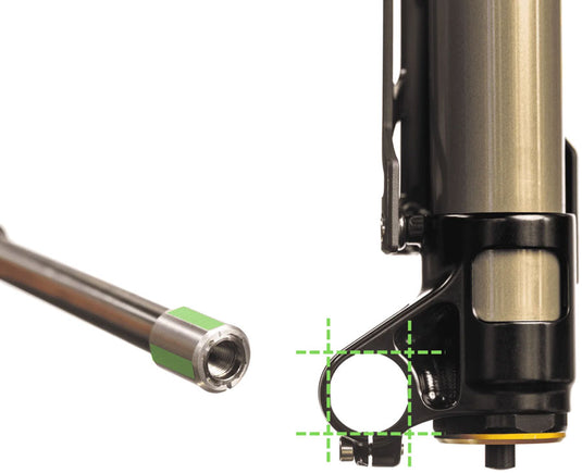 Cane Creek Invert Enduro Suspension Fork - 29", 180 mm, 44 mm Offset, 15 x 110 mm, Black