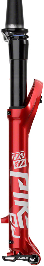 RockShox Pike DJ A4 Suspension Fork, 26'', Air, 100mm, 1-1/8''-1.5'', 15x100mm TA, Rake: 40mm, Red