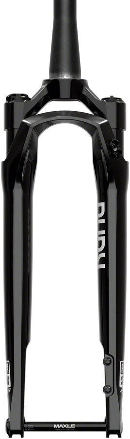 RockShox Rudy Ultimate XPLR A2, Suspension Fork, 700C, Solo Air, 40mm, 1-1/8''-1.5'', 12x100mm TA, Rake: 51mm, Black