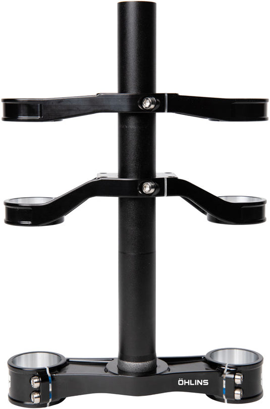 Ohlins DH38 Suspension Fork Crownset - 46mm Offset, Flat and Riser Upper Crowns, Includes Fork Bumpers